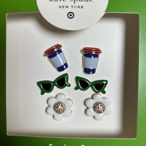 Kate Spade Fun In the Sun Multicolor Earring Set - Picture 1 of 2
